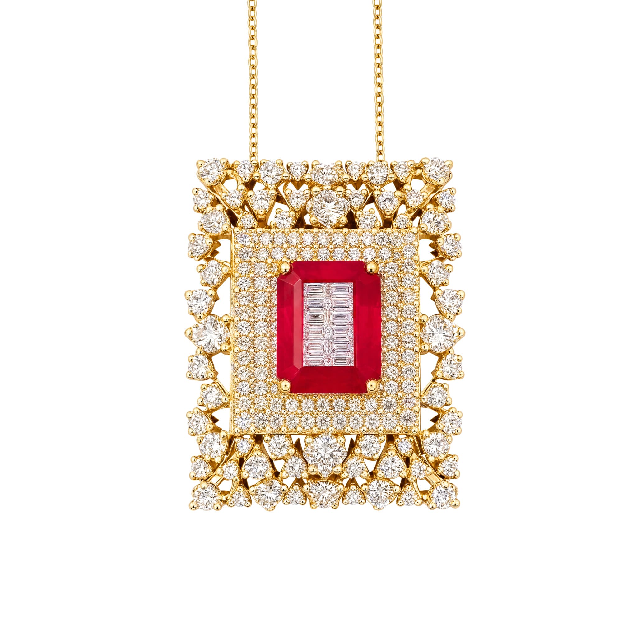 Ruby Centre Pendant