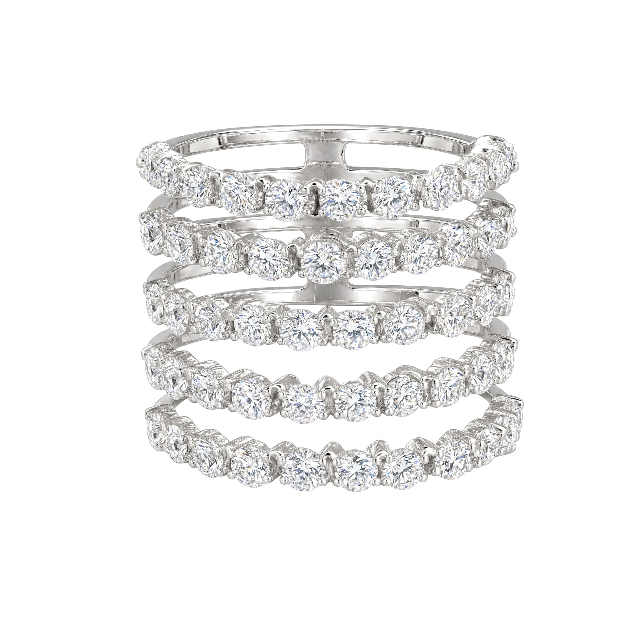 Coil Diamond Ring